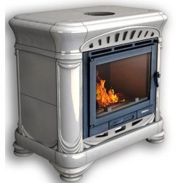 Каминная облицовка КимрПечь Модерн центральная Белый